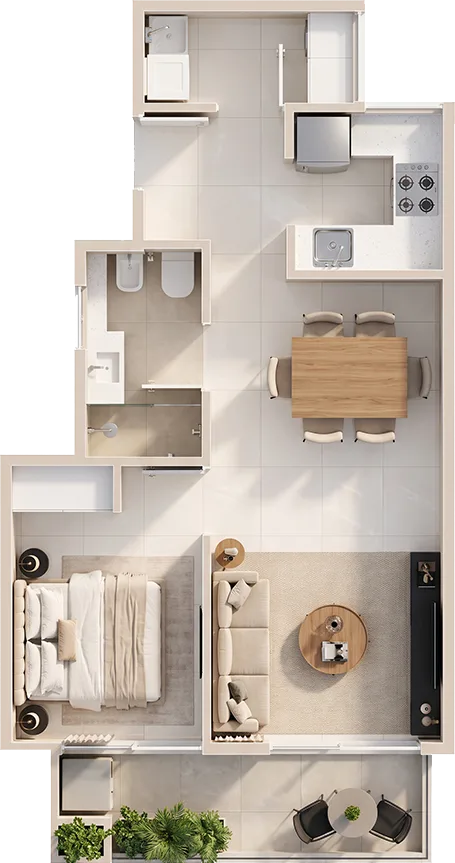 Plano Departamento 802
