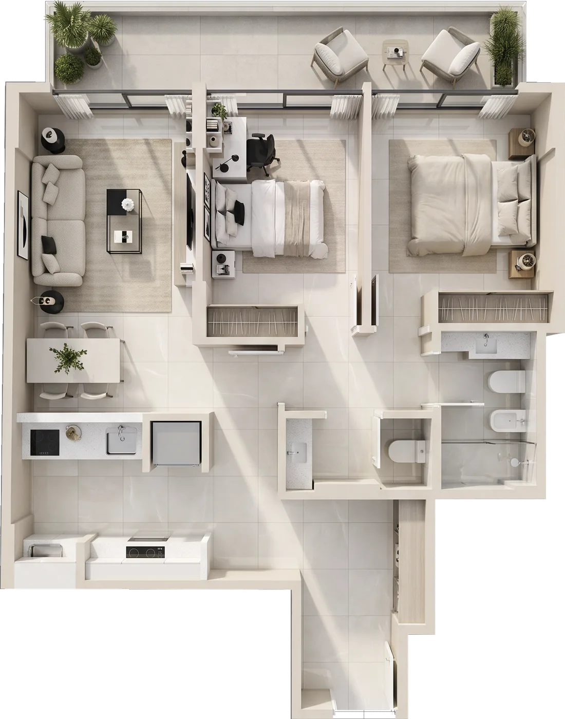 Plano Departamento 404